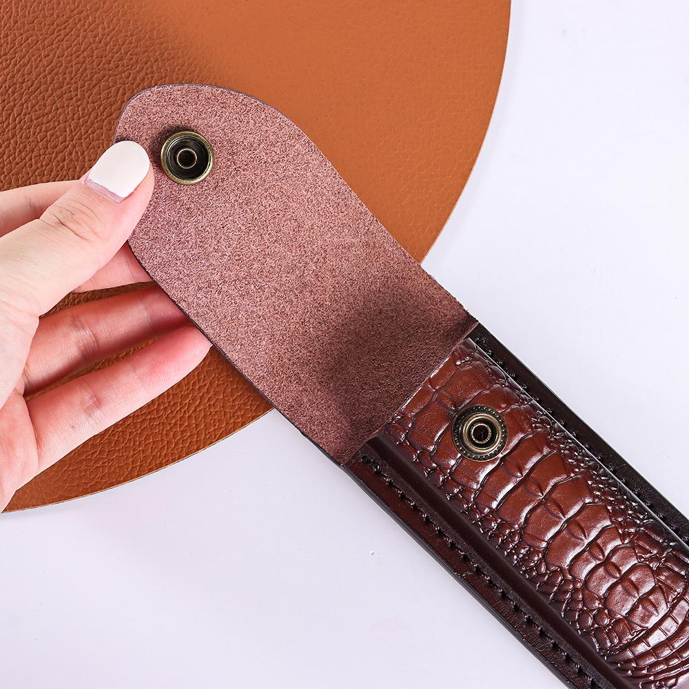 소가죽 접이식 칼집 - 야외 도구용 직선 칼 커버 홀스 - Edc Everyday Carry Knives 리뷰 및 가격