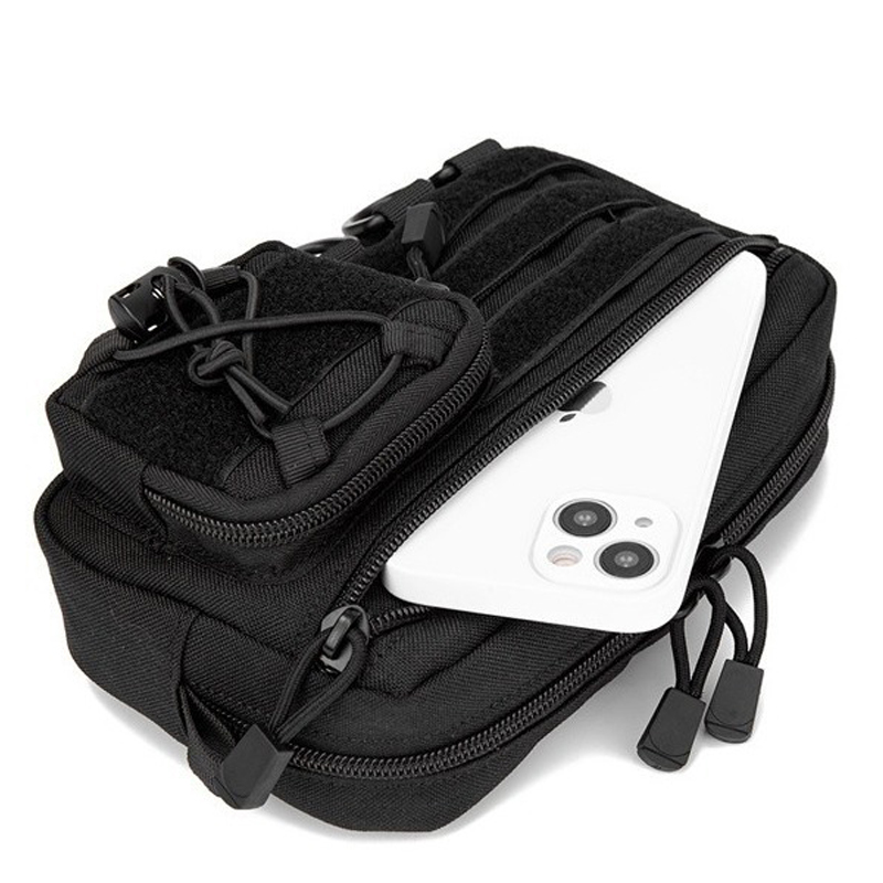 전술 몰리 수평형 관리자 파우치 (앞면 드로스트링 포켓 - Edc Carry Fanny Pack 리뷰 및 가격